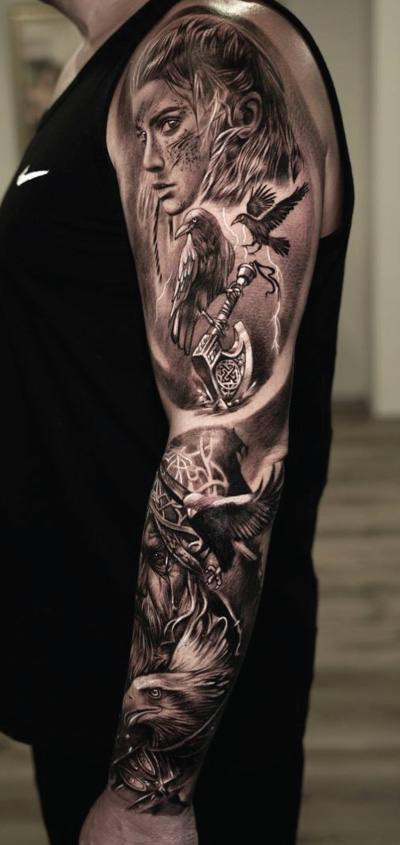 davinci-full-sleeve-tattoo-5
