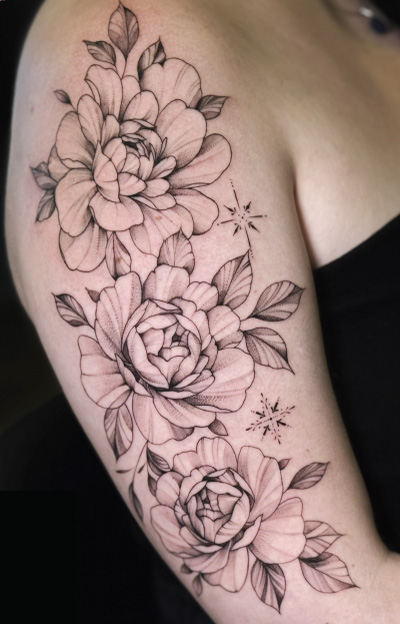 davinci--flowers-tattoo-3