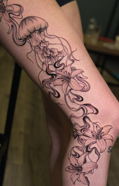 davinci--flowers-tattoo-4